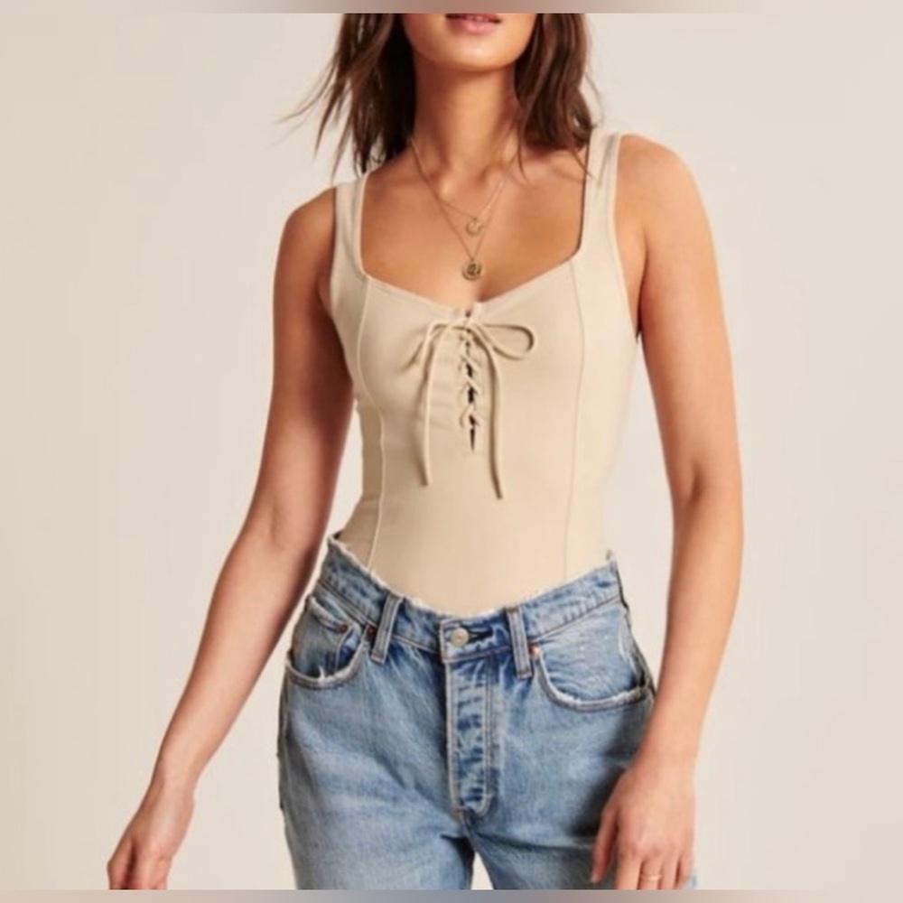 Abercrombie and Fitch Corset Bodysuit NWT